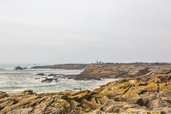 Brittany Kıyı Çizgisi 'ndeki manzara — Stok fotoğraf