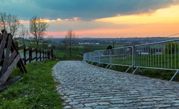 The Paterberg - Road of Tour of Flanders — 스톡 사진