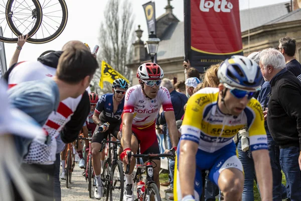Il ciclista Cyril Lemoine - Tour delle Fiandre 2019 — Foto Stock