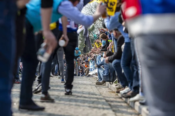 Cyklisten Magnus Cort Nielsen-rundtur i Flandern 2019 — Stockfoto