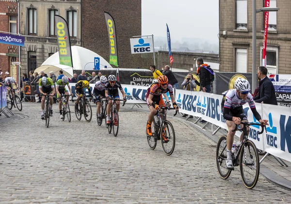 The Juniors Peloton - Tour of Flanders 2019 — Stock Photo, Image