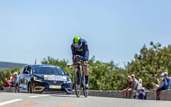 The Cyclist Jon Izaguirre Insausti- Tour de France 2016 — Stok fotoğraf