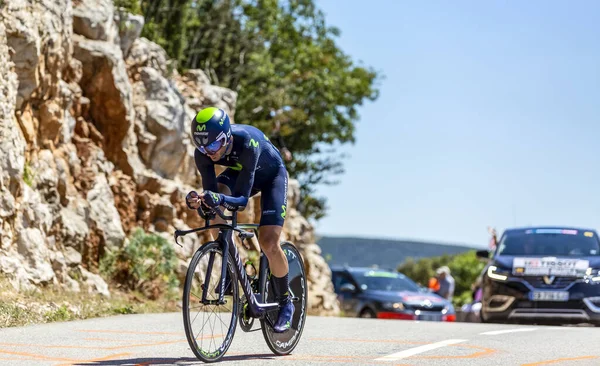 The Cyclist Jon Izaguirre Insausti- Tour de France 2016 — Stock Photo, Image