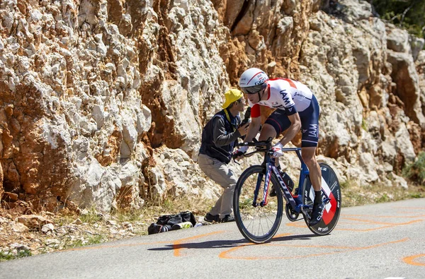 Col Serre Tourre Francie Července 2016 Švýcarský Cyklista Martin Elmiger — Stock fotografie