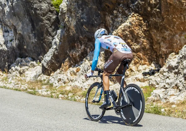 Col Serre Tourre Fransa Temmuz 2016 Fransa Bisikletçi Ben Gastauer — Stok fotoğraf