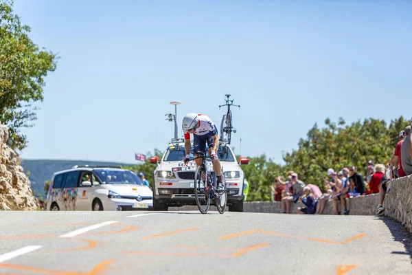 Col Serre Tourre Francie Července 2016 Švýcarský Cyklista Martin Elmiger — Stock fotografie