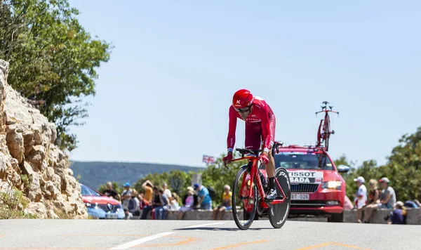 Col Serre Tourre França Julho 2016 Ciclista Espanhol Alberto Losada — Fotografia de Stock