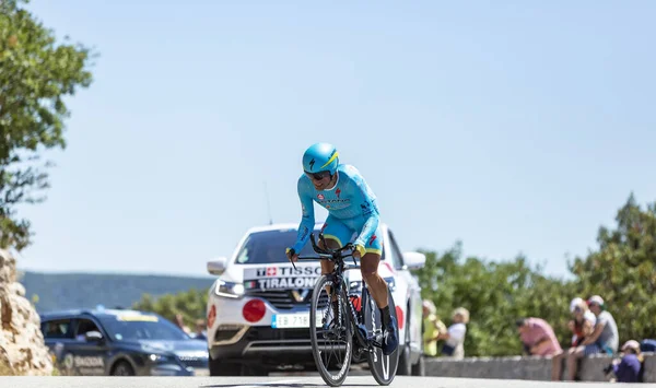 Col Serre Tourre Francia Julio 2016 Ciclista Italiano Paolo Tiralongo —  Fotos de Stock