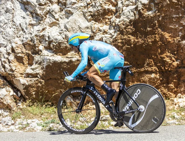 Col Serre Tourre Francia Luglio 2016 Ciclista Italiano Paolo Tiralongo — Foto Stock