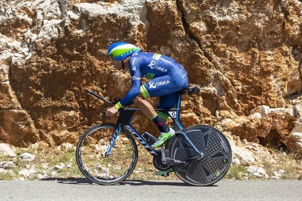 Col Serre Tourre França Julho 2016 Ciclista Espanhol Ruben Plaza — Fotografia de Stock