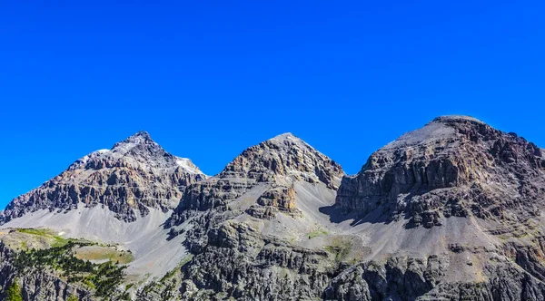 Detailní Záběr Tří Vrcholů Rois Mages Baltazar 3153M Melchior 2948 — Stock fotografie