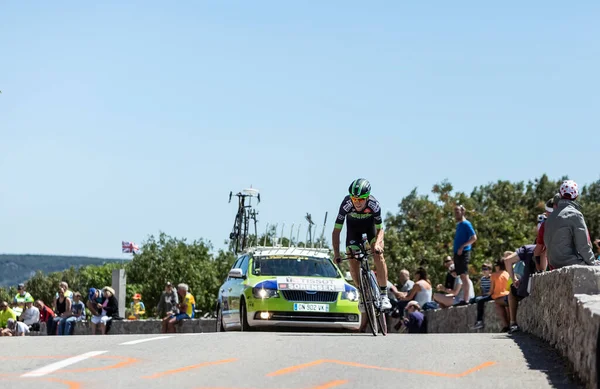 Col Serre Tourre França Julho 2016 Ciclista Dinamarquês Chris Anker — Fotografia de Stock