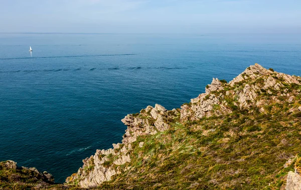 Scogliere Erquy Cape Bretagna Nel Nord Della Francia — Foto Stock