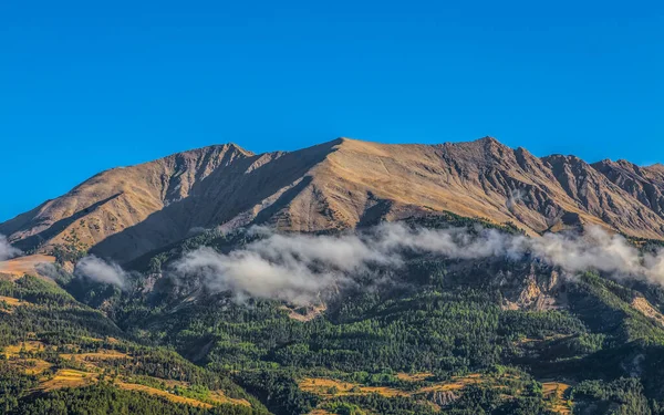 Alpes Haute Provence Bölgesindeki Güney Fransız Alpleri Nde Sarkık Zirveleri — Stok fotoğraf