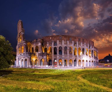 Roma 'da kolezyum, İtalya 