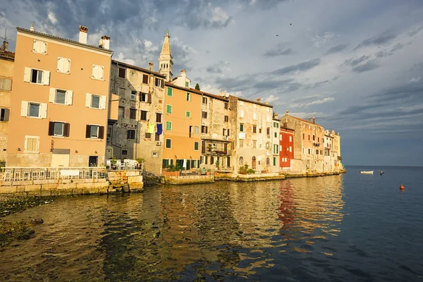 Hırvatistan Rovinj Kentinin Deniz Manzarası — Stok fotoğraf