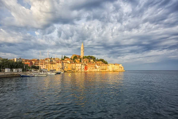 Vista Mar Del Casco Antiguo Rovinj Croacia —  Fotos de Stock