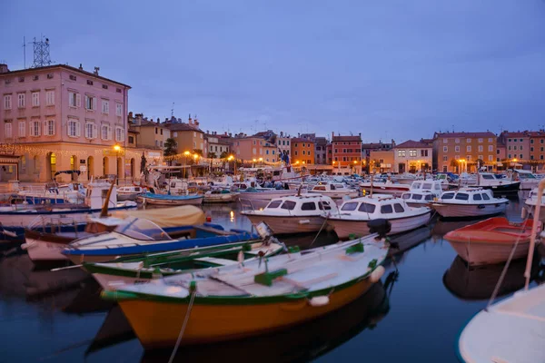 Παραθαλάσσια Άποψη Της Παλιάς Πόλης Rovinj Κροατία — Φωτογραφία Αρχείου