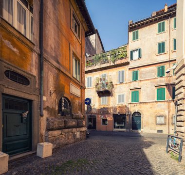 Roma, İtalya 'da sokak sahnesi