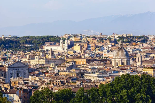 Aerial Panoramic View Historic Center Rome Italy — Stock Photo, Image