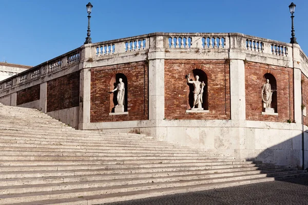 Escadaria Piazza Del Quirinale Roma Itália — Fotografia de Stock