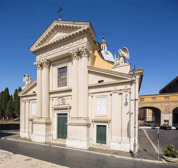 Церковь Сан Рокко Chiesa San Rocco All Augusteo Риме Италия — стоковое фото