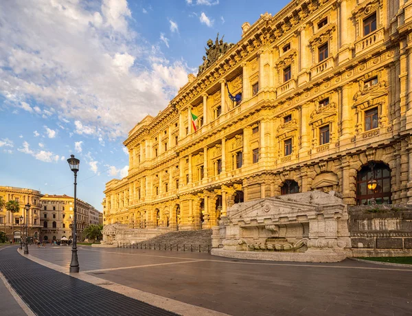 Rome Włochy Pałac Sprawiedliwości Palazzo Giustizia Budynek Sądu — Zdjęcie stockowe