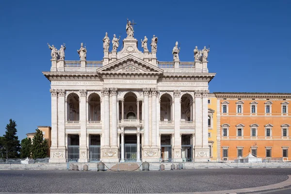 Papieska Bazylika Jana Lateranie Lub Bazylika San Giovanni Laterano Rzym — Zdjęcie stockowe