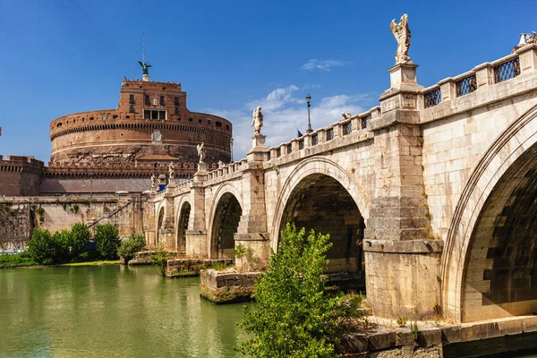 Mausoleum Hadrian Usually Known Castel Santangelo Castle Holy Angel Sant — 스톡 사진