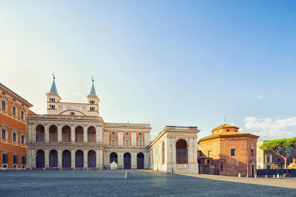 Papieska Bazylika Jana Lateranie Lub Bazylika San Giovanni Laterano Rzym — Zdjęcie stockowe