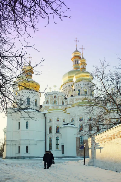 Orthodox church in winter