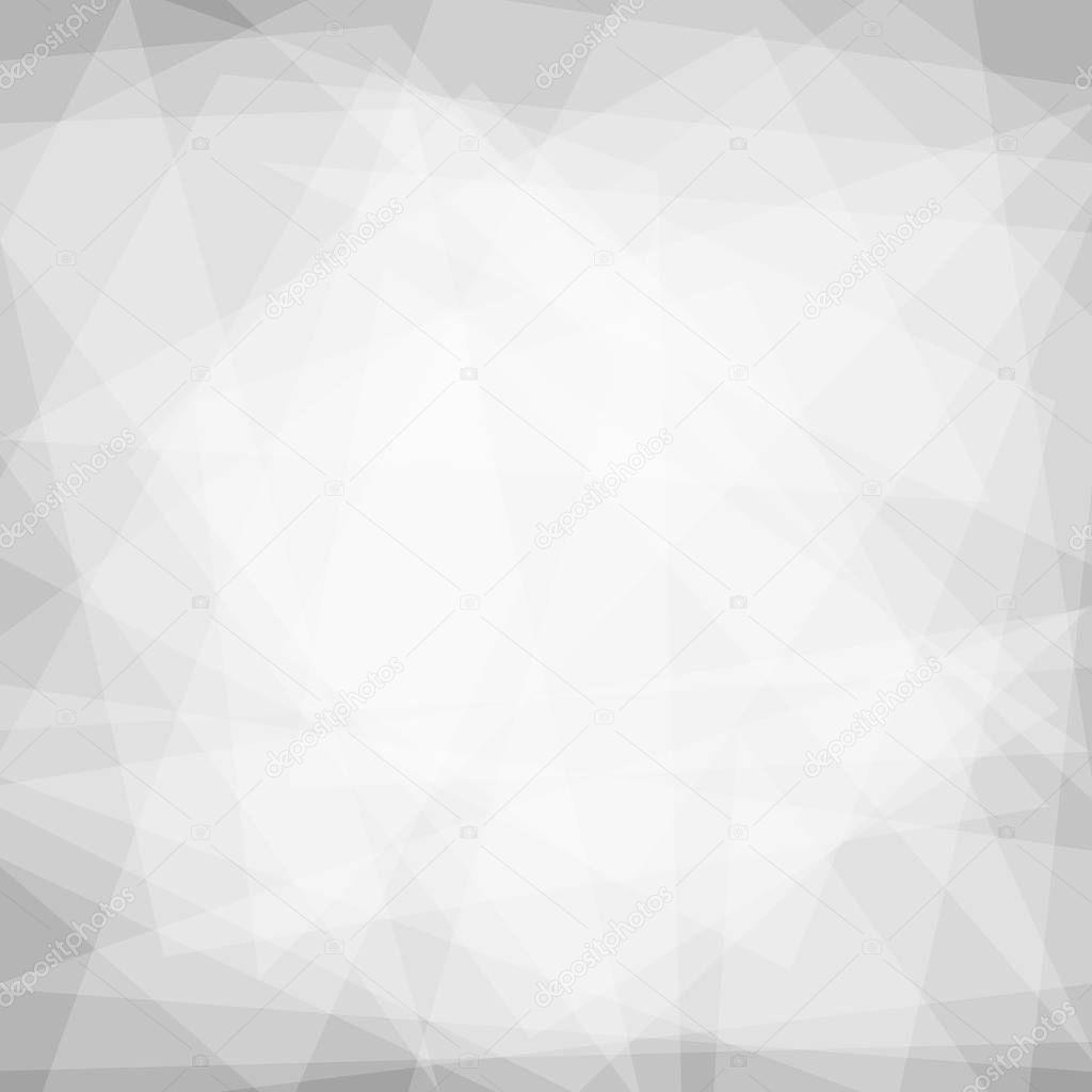 Abstract low poly gray background. Template for style design.