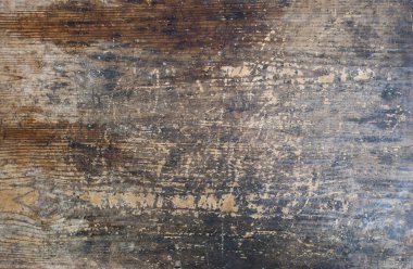 Kahverengi çizik ahşap tahta. Ahşap doku