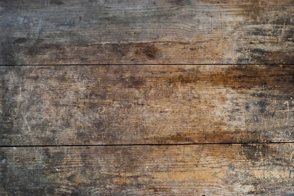 Bordo di legno graffiato marrone. Struttura del legno — Foto Stock
