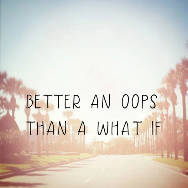 Better Oops What Motivational Phrase — Stock Photo, Image