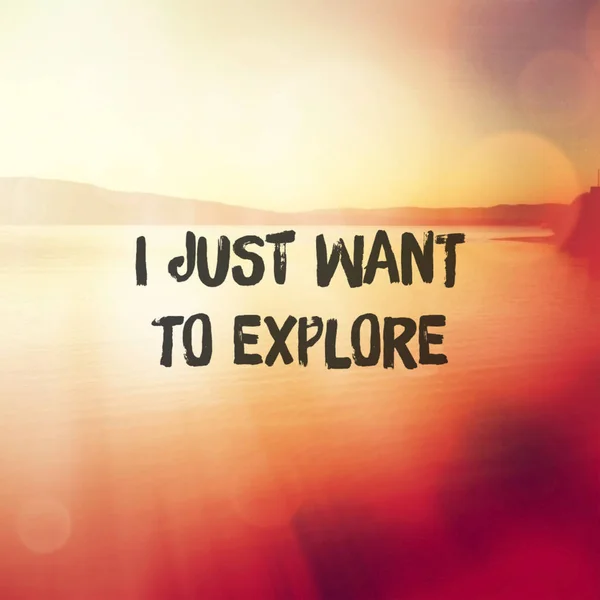 Just Want Explore — Stock Photo, Image