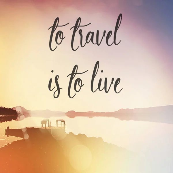 Travel Live — Stock Photo, Image