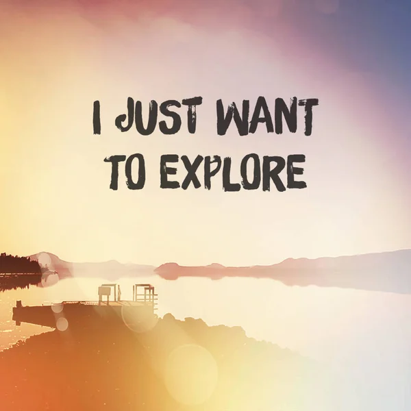 Just Want Explore — Stock Photo, Image