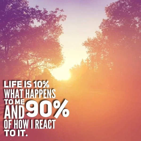 Life What Happens How React — Stock Photo, Image