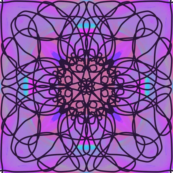 Αφηρημένο μοτίβο στυλ - συμμετρία μοτίβο μοτίβο φόντο — Φωτογραφία Αρχείου