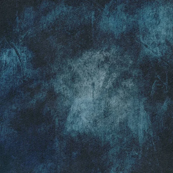 Grunge dark blue with black abstract textured background — Stock Photo, Image