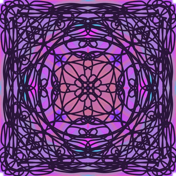 Αφηρημένο Μοτίβο Στυλ Φόντου Μοτίβο Σχήμα Συμμετρίας Χρώματα — Φωτογραφία Αρχείου