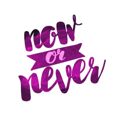 Soyut resimlerle ilham verici alıntılar - şimdi ya da asla