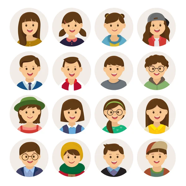 Çocuklar Avatar Set