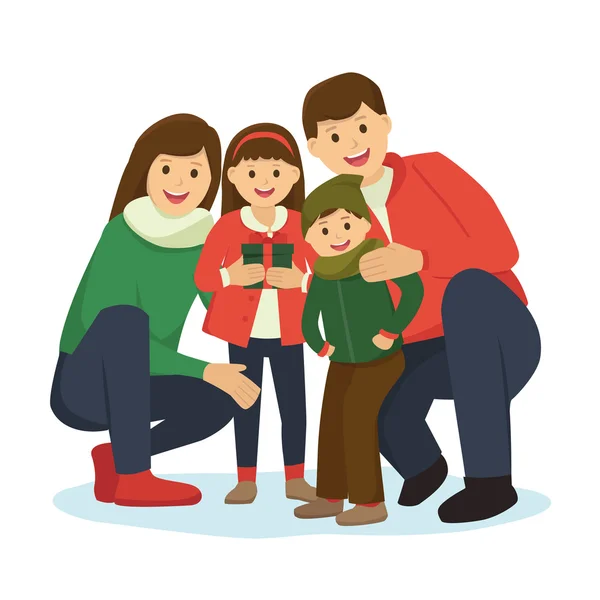 Mutlu aile Noel Tema giyim