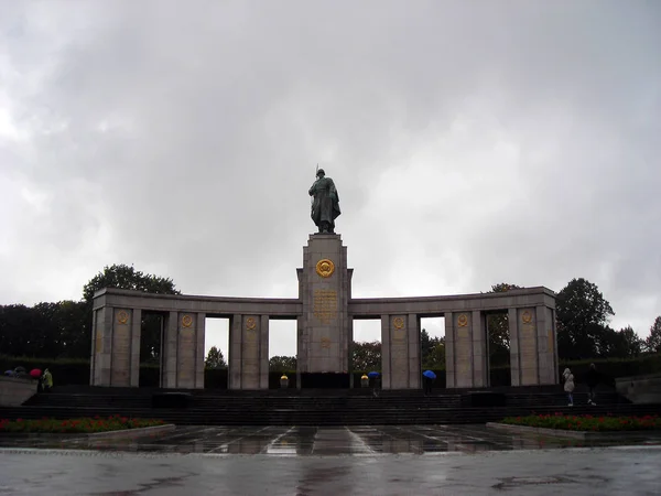 Memorial de guerra soviética Fotografia De Stock