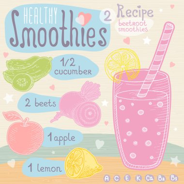 Sağlıklı güler yüzlü tarifi seti. 