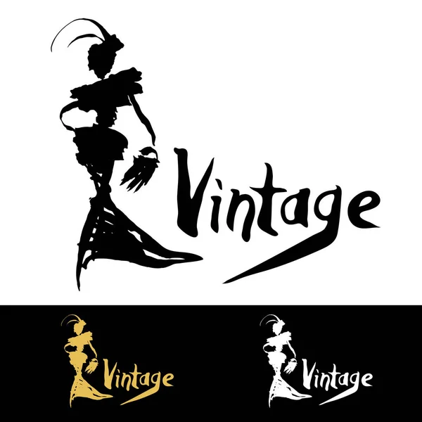 Projekt logo vintage. — Wektor stockowy
