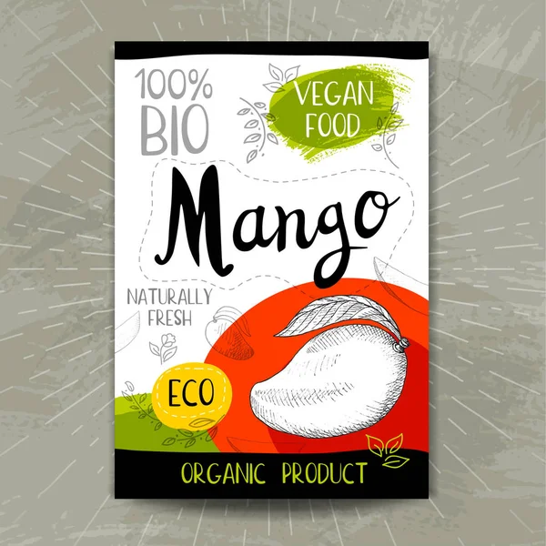 Elle çizilmiş kümesi etiketleri gıda, baharatlar.