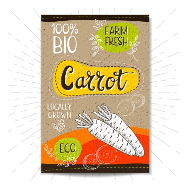 Elle çizilmiş kümesi etiketleri gıda, baharatlar.